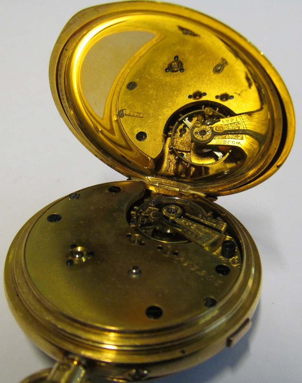 An 18ct gold pocketwatch Chester 1897,initialled IJTN for Isaac Jabez Theo Newsome - Image 6 of 7