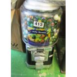 Some marbles in dispenser
