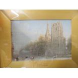 Albert Goodwin watercolour Chichester Cathedral 1914