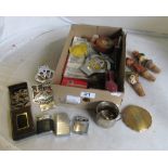 Some car badges, lighters, bottle stoppers et cetera