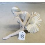 A Lladro ballerina