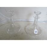 Two ship's decanters