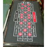A Jacques shovehalfpenny board and a Casino games board