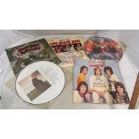 Three vintage records Bay City Rollers, The Best of The Beach Boys, Smiley Smile The Beach Boys