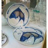 Two fish plates