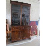 A Victorian bookcase