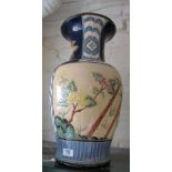 A large modern oriental style pottery vase