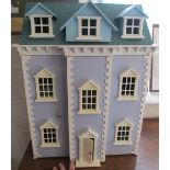 A modern dolls house with furniture
