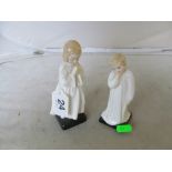 Two Royal Doulton figures Darling and Bedtime