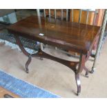 An Edwardian rosewood table (slightly a/f)