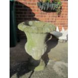 A garden campana urn