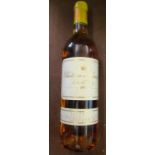 A bottle Ch dYquem 1990