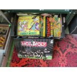 An All Backs charity edition Monopoly and other vintage games