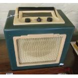 A vintage radio