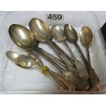 Some silver flatware