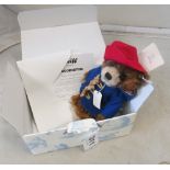 A small Steiff limited edition Paddington Bear No.217