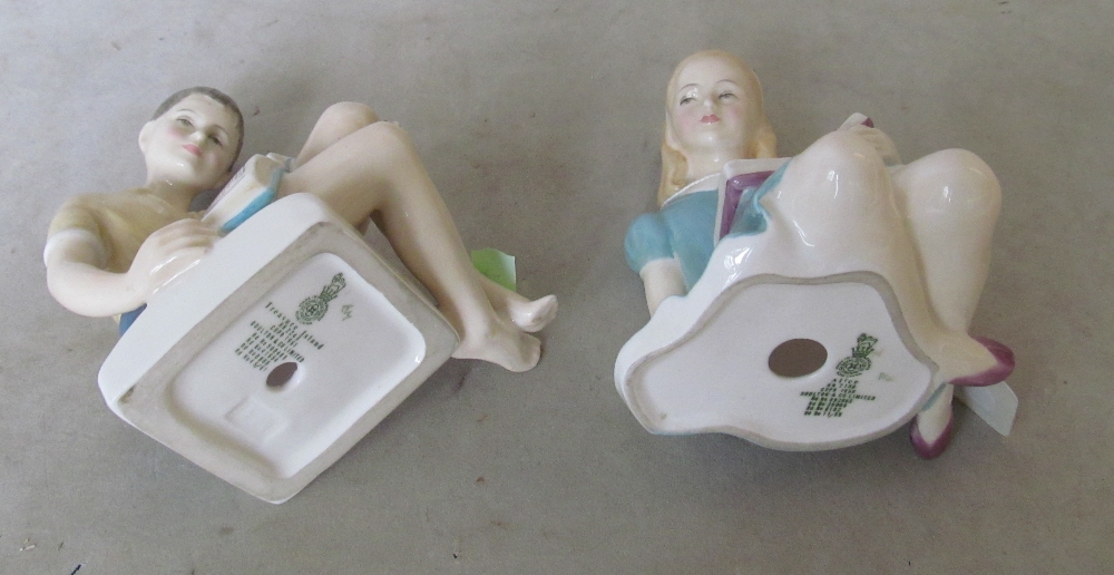 A Royal Doulton figure Alice and another Treasure Island - Image 2 of 2