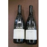 Two bottles Gaja Barbaresco 1990