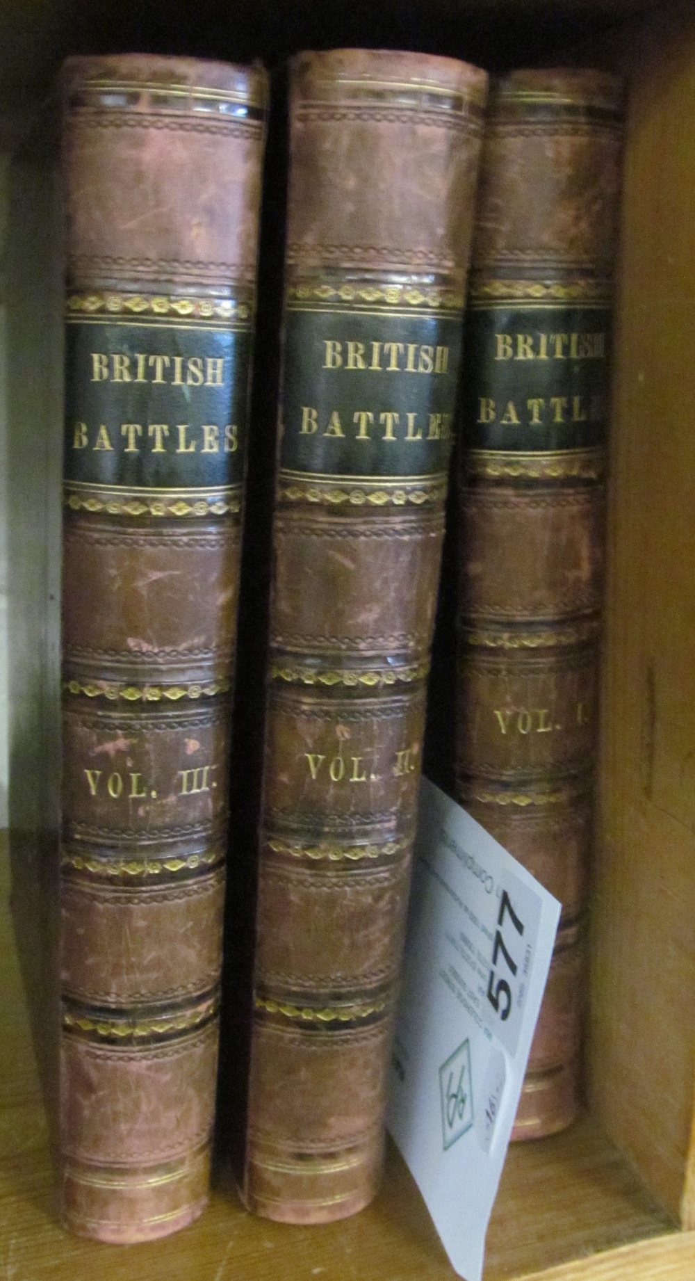 Three books British battles
