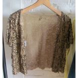 A vintage beaded and sequinned jacket