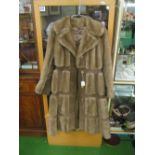 A Tissovel acrylic fur coat