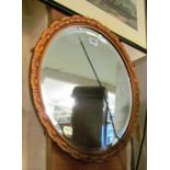 A gilt mirror