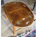 A yew butler's tray top table