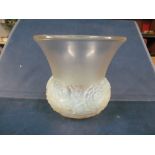 An R. Lalique Renoncules pattern vase