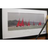 A limited print Squibs Racing at Cowes and photo Squibs racing