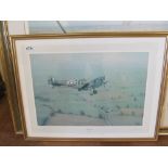 Geoffery E. Lee - a signed limited edition print 'Depart in Peace' 39/750 also signed by Jeffrey