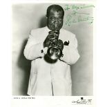 ARMSTRONG LOUIS: (1901-1971) American jazz trumpeter.