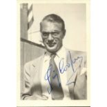 COOPER GARY: (1901-1961) American actor, Academy Award winner. Vintage signed 3.