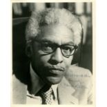 RUSTIN BAYARD: (1912-1987) African American leader in social movements for civil rights, socialism,
