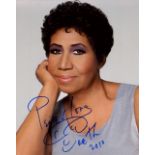 GREAT FEMALE SINGERS: A good small selection of three signed 8 x 10 photographs,
