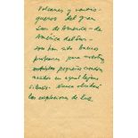 NERUDA PABLO: (1904-1973) Chilean Poet.