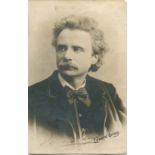 GRIEG EDVARD: (1843-1907) Norwegian Composer.