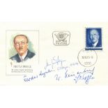 NOBEL PRIZE WINNERS: An excellent multiple signed commemorative cover issued in honour of Fritz