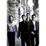 IL DIVO: Signed 8 x 12 photograph by all four members of the male quartet individually,