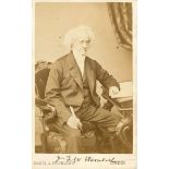 HERSCHEL JOHN: (1792-1871) English Astronomer, Inventor and Chemist.