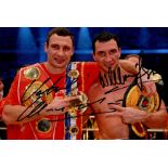 KLITSCHKO VITALI (1971- ) & WLADIMIR (1976- ) Ukrainian boxers, both World Heavyweight Champions.