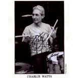 WATTS CHARLIE: (1941-2021) English Drummer, best known as a member of the Rolling Stones since 1963.