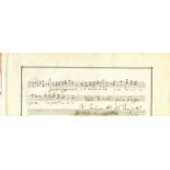 DONIZETTI GAETANO: (1797-1848) Italian composer. A.M.Q.S., Mr.
