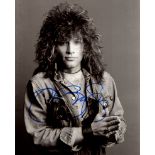 BON JOVI JON: (1962- ) American Singer and Songwriter. Signed 8 x 10 photograph by Bon Jovi.