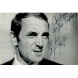 AZNAVOUR CHARLES: (1924-2018) French Singer and Songwriter. Signed and inscribed 11.