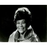 FITZGERALD ELLA: (1917-1996) American jazz singer. Signed and inscribed 9.5 x 7.