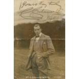 FAMOUS MEN & WOMEN: A miscellaneous selection of signed album pages (mainly by cricketers and most
