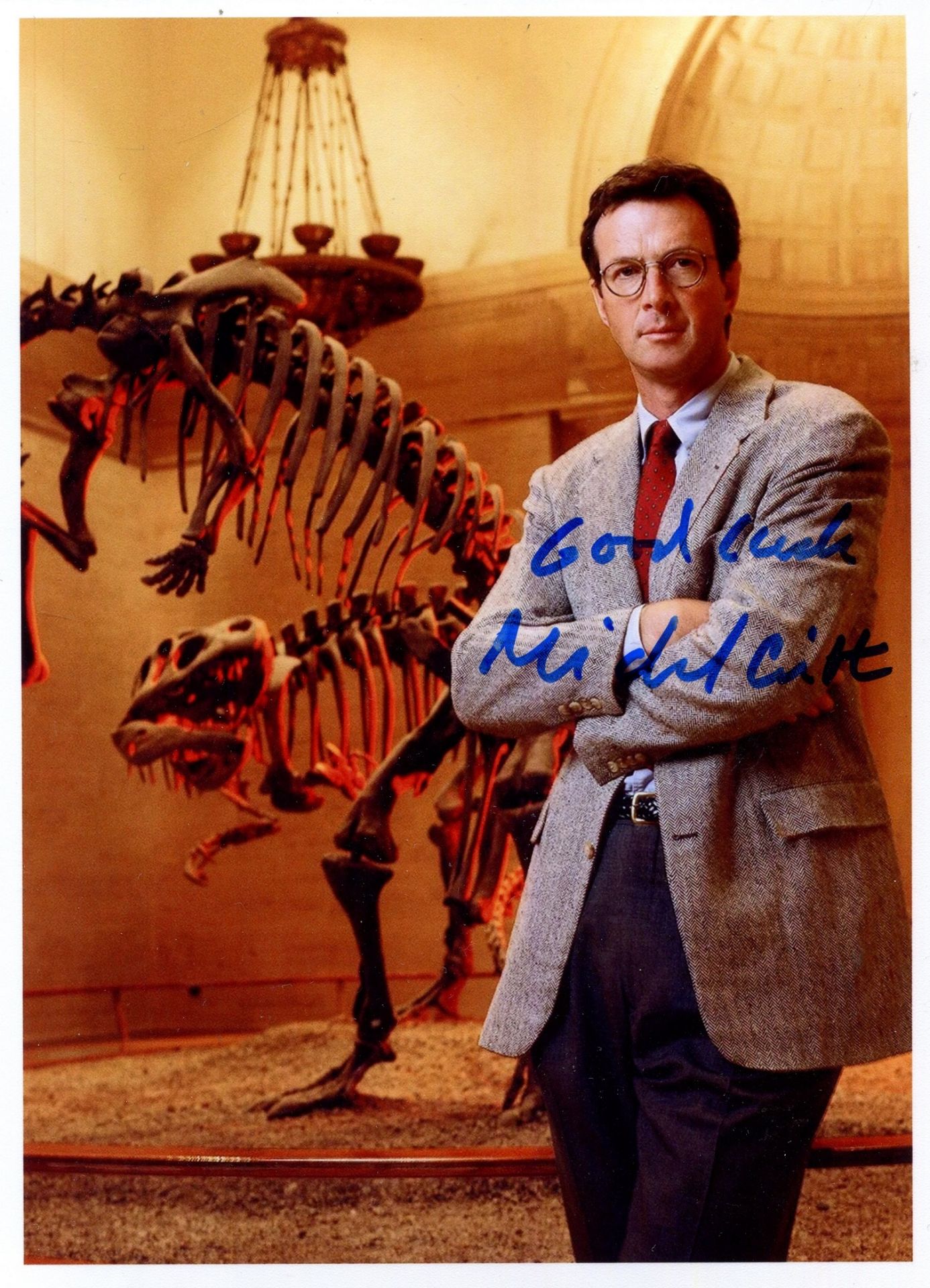 CRICHTON MICHAEL: (1942-2008) American author whose works include Jurassic Park (1990).