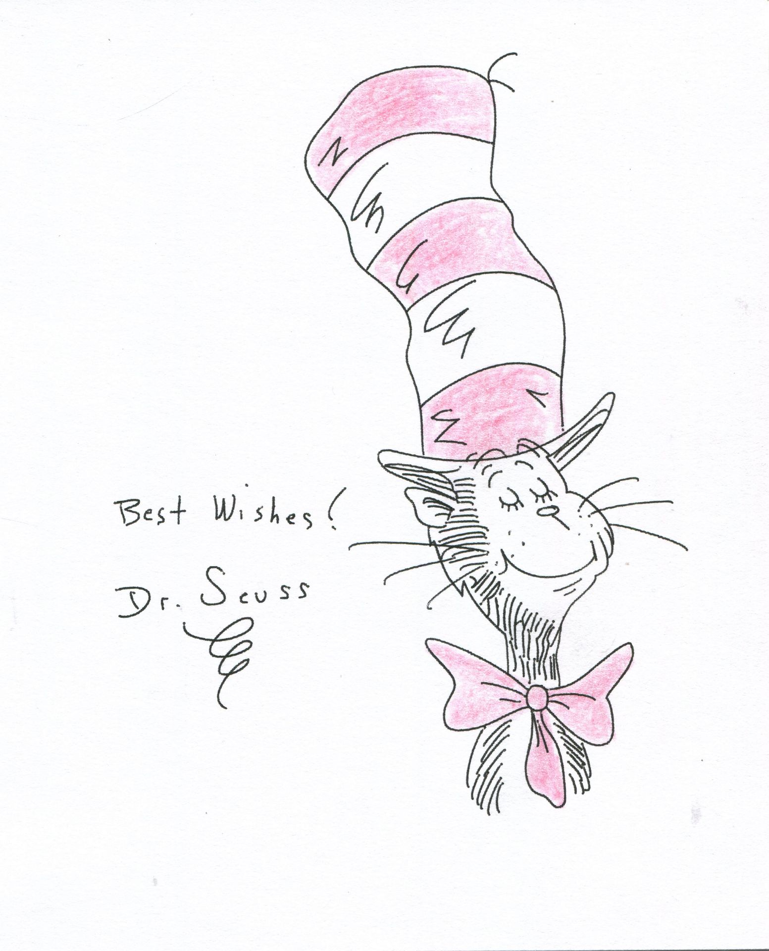 SEUSS DR.: (1904-1991) Theodor Seuss Geisel. American children's author and cartoonist.