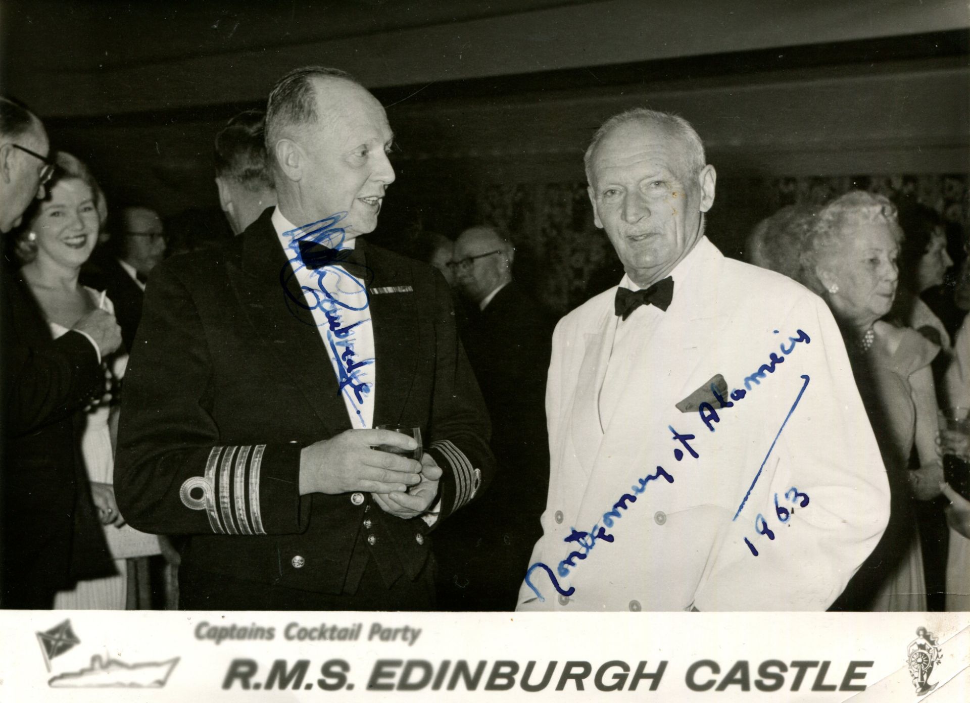 MONTGOMERY B.L.: (1887-1976) British Field Marshal of World War II. Vintage signed 6.