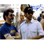 LUCAS & SPIELBERG: George Lucas (1944- ) American film Director,